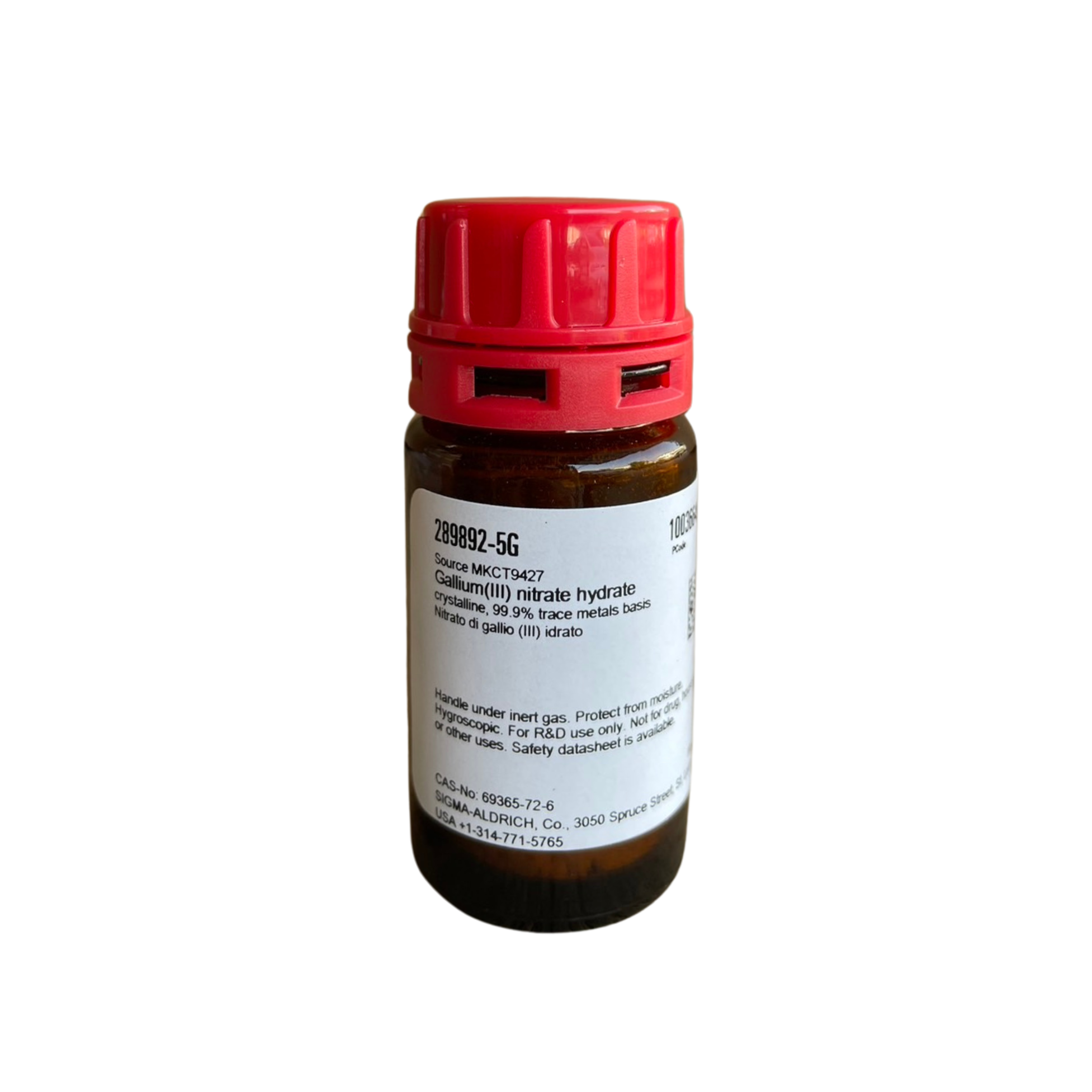 Gallium(III) Nitrate Hydrate Crystalline 99.9%, Sigma Aldrich™