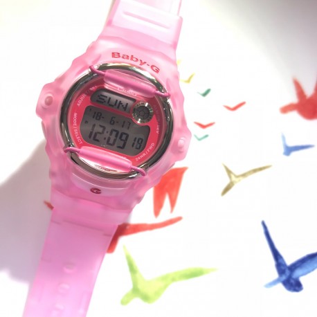 CASIO BABY-G นาฬิกาข้อมือ นาฬิกากันน้ำ นาฬิกาของแท้ ประกันศูนย์ CMG 1 ปี รุ่น BG-169R-4E นาฬิกาสีชมพู