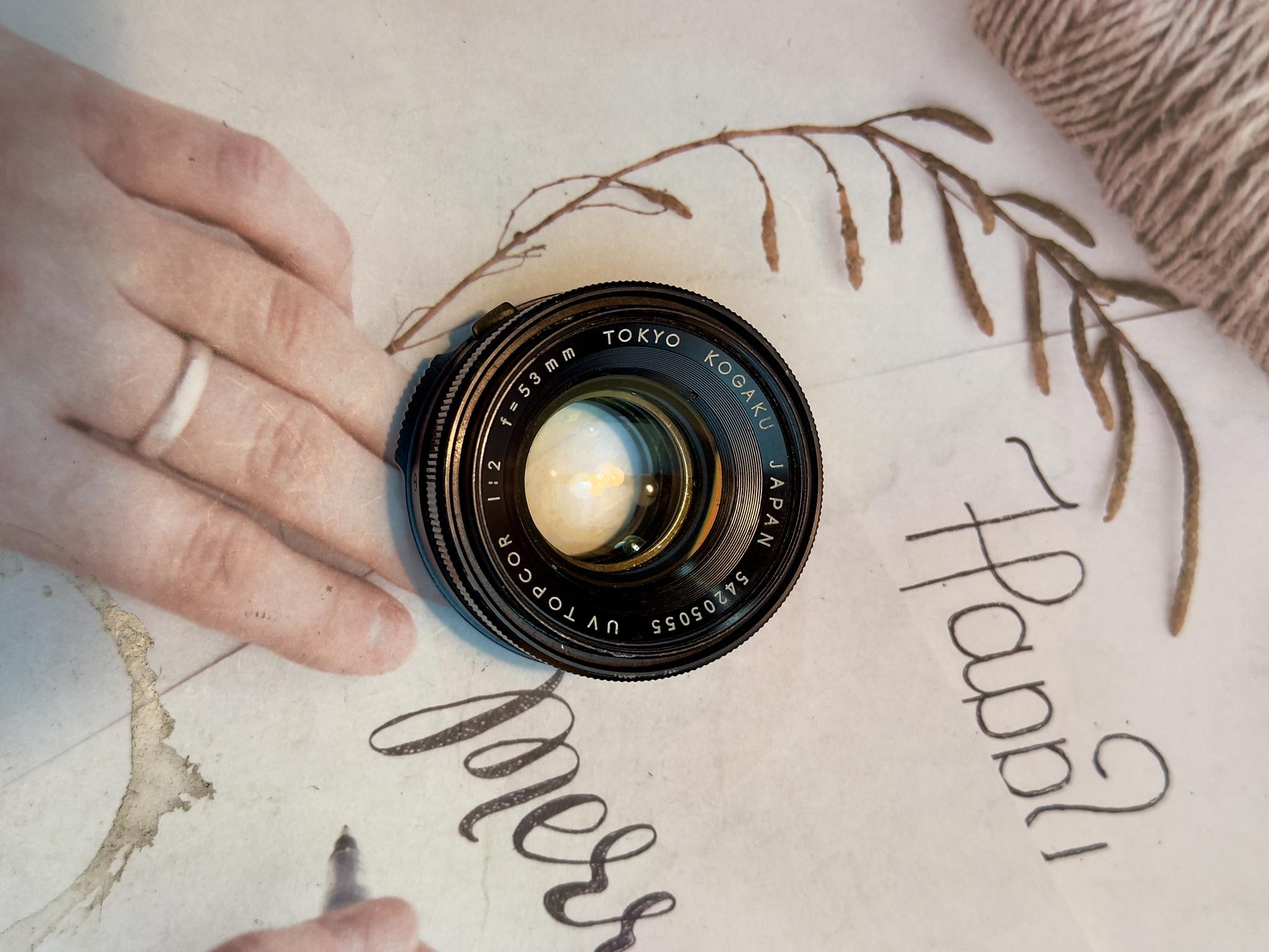 UV TOPCOR 53MM.F2 MODIFIED M42 MOUNT