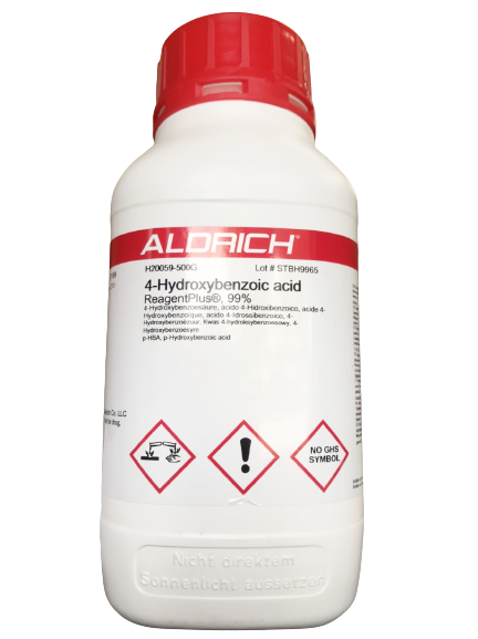 4-Hydroxybenzoic Acid ReagentPlus® 99%, 500g "Sigma Aldrich"