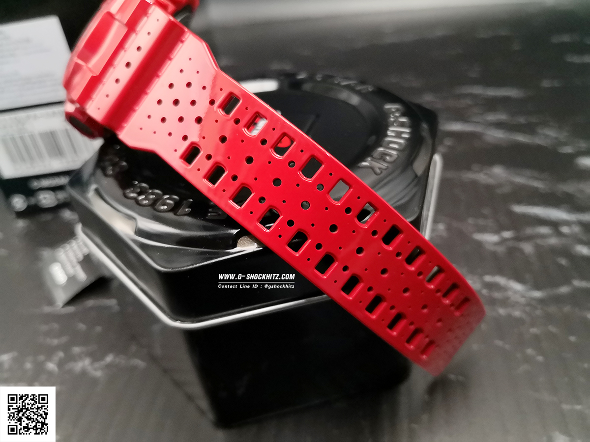 CASIO G-SHOCK นาฬิกาข้อมือ นาฬิกากันน้ำ นาฬิกาของแท้ ประกันศูนย์ CMG 1 ปี รุ่น GA-110LPA-4 นาฬิกาสีแดง