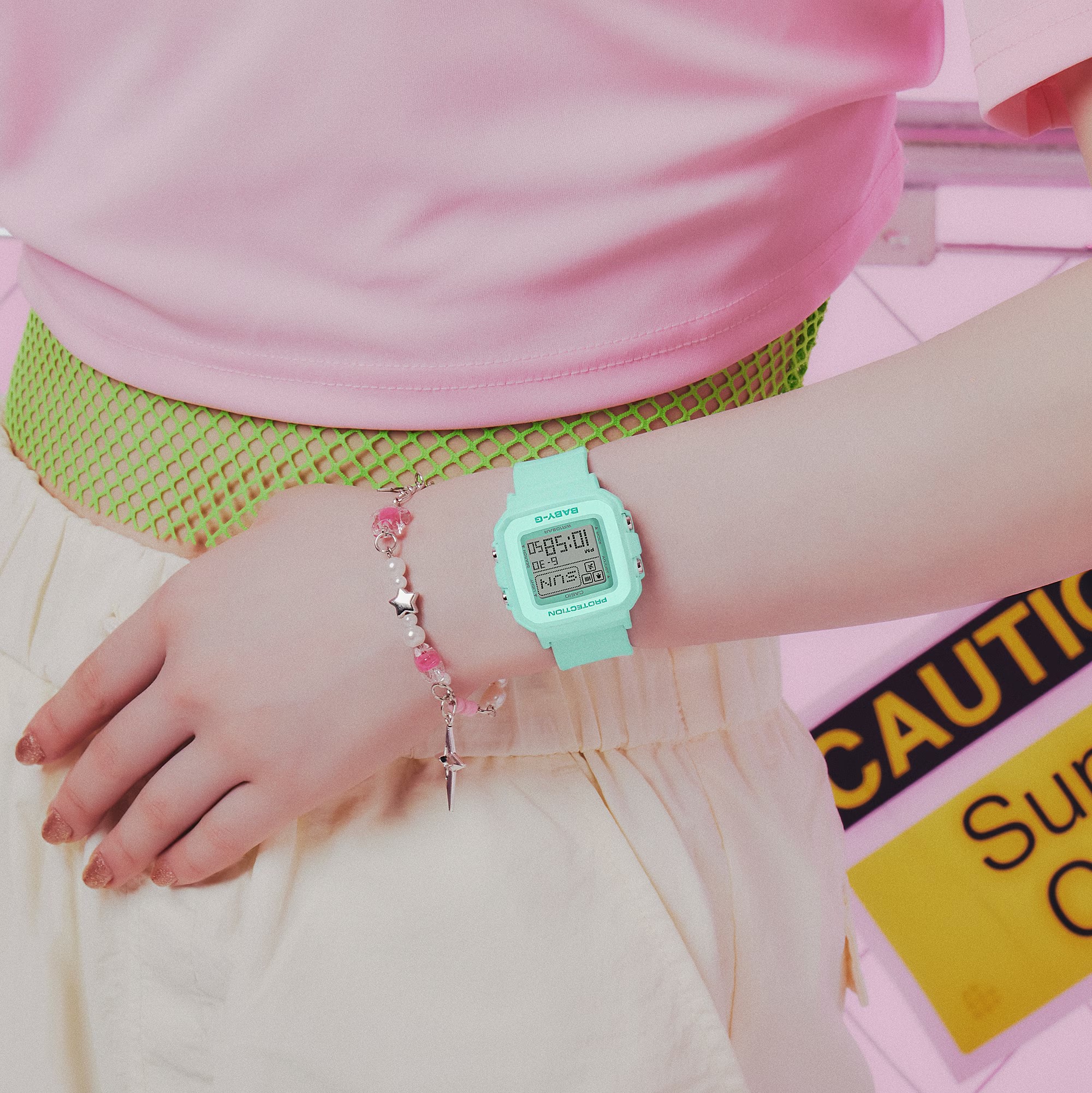 CASIO BABY-G นาฬิกาข้อมือ นาฬิกากันน้ำ นาฬิกาของแท้ ประกันศูนย์ CMG 1 ปี รุ่น BGD-10-3 นาฬิกาสีเขียว