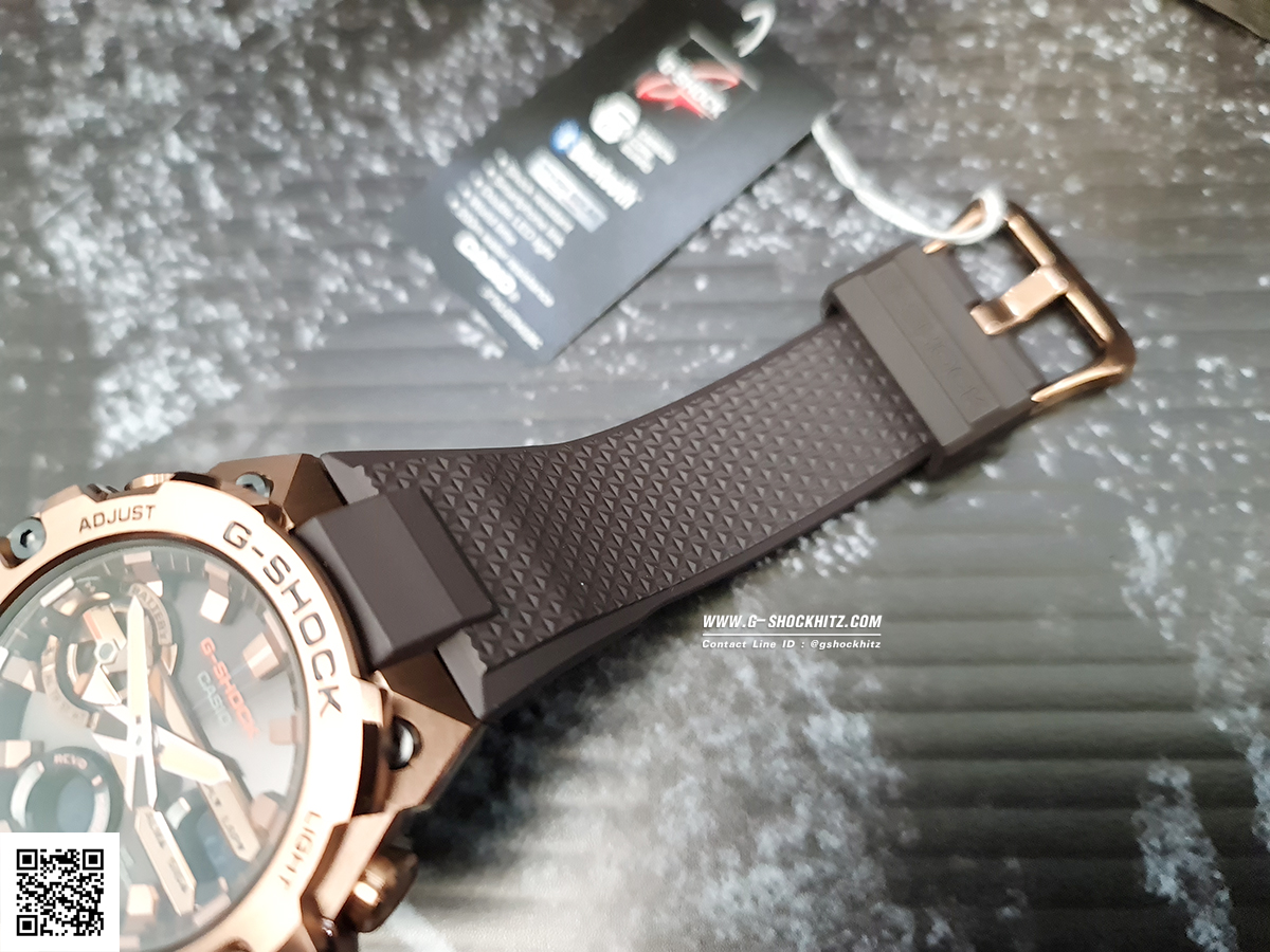 CASIO G-SHOCK นาฬิกาข้อมือ นาฬิกากันน้ำ นาฬิกาของแท้ ประกันศูนย์ CMG 1 ปี รุ่น GST-B400MV-5A นาฬิกาสีน้ำตาล