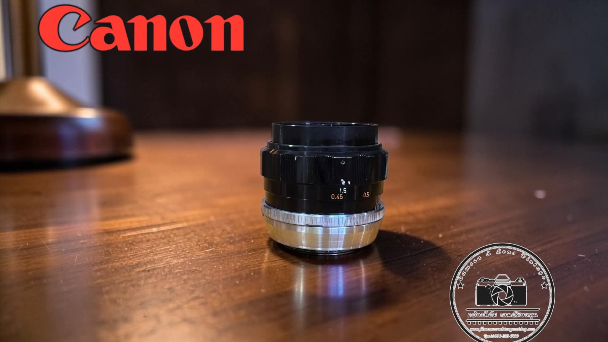 CANON LENS EX 50MM.F1.8 MODIFIED M39 MOUNT