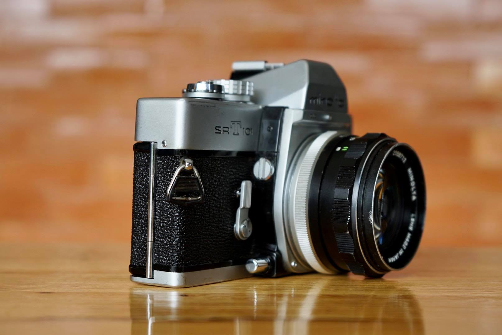 MINOLTA SRT101 MINOLTA MC ROKKOR-PF 55MM.F1.7