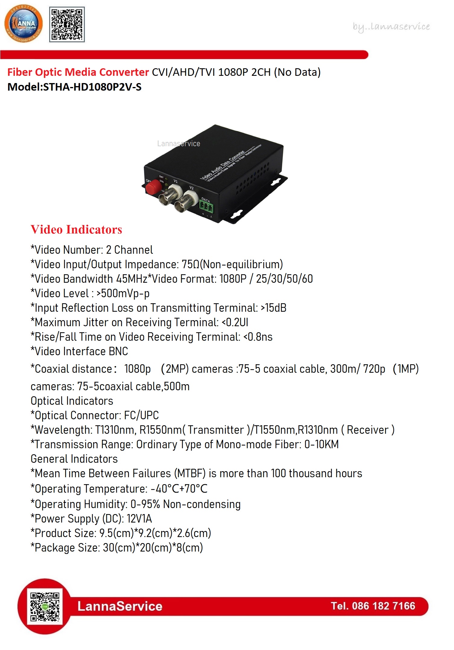 Fiber Optic Media Converter