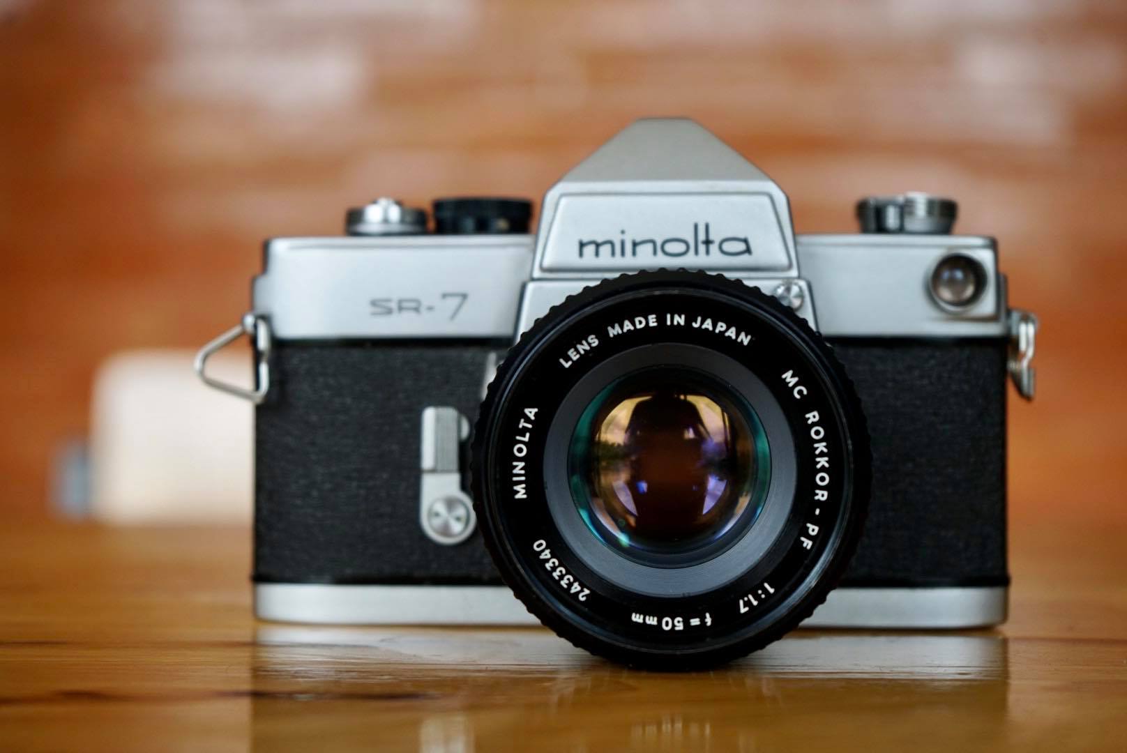 MINOLTA SR-7 MINOLTA MC ROKKOR-PF 50MM.F1.7 MD MOUNT
