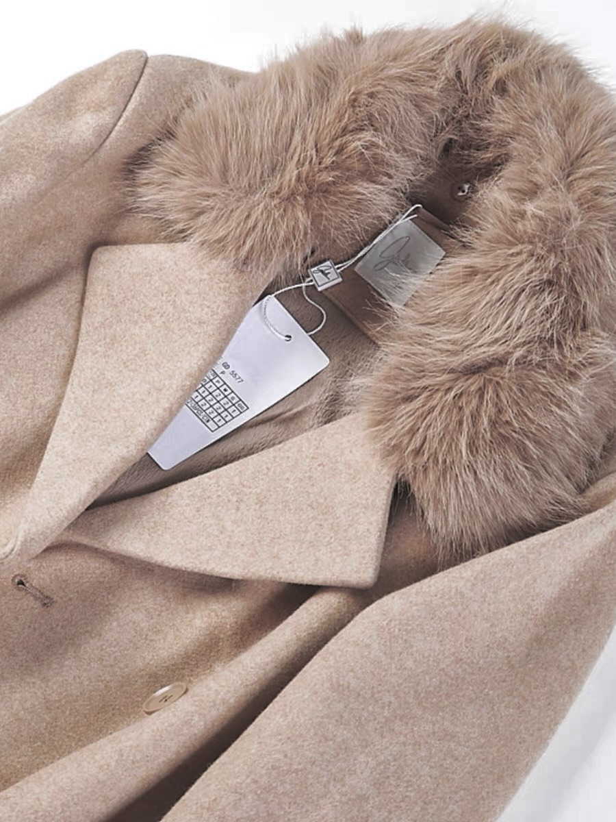 เสื้อโค้ท โค้ทวูลแต่งเฟอร์ เสื้อกันหนาว Trench coat โค้ทยาว ปกเฟอร์ trench coat fur collar ✨GIADA ✨ (ปกเฟอร์ถอดได้ค่ะ) WY1284