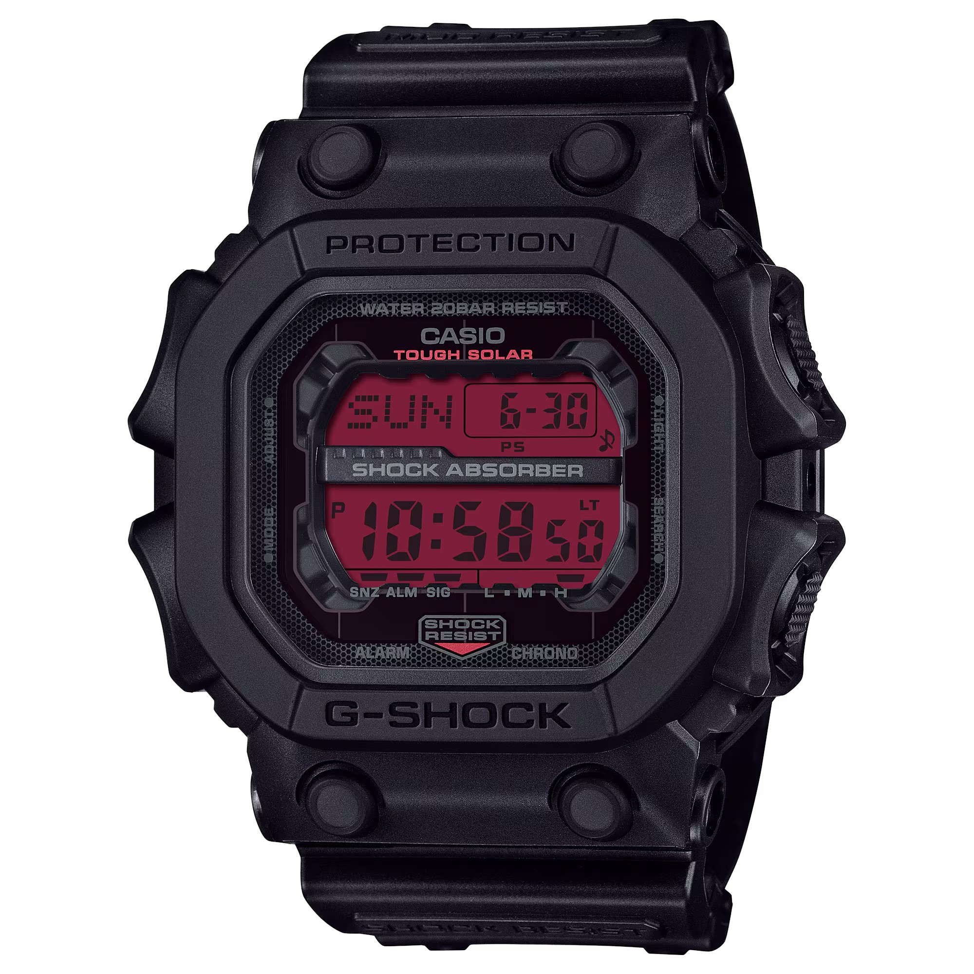 CASIO MID YEAR SALE G-SHOCK นาฬิกาข้อมือ นาฬิกากันน้ำ นาฬิกาของแท้ ประกันศูนย์ CMG 1 ปี รุ่น GX-56BBR-1 นาฬิกาสีดำ