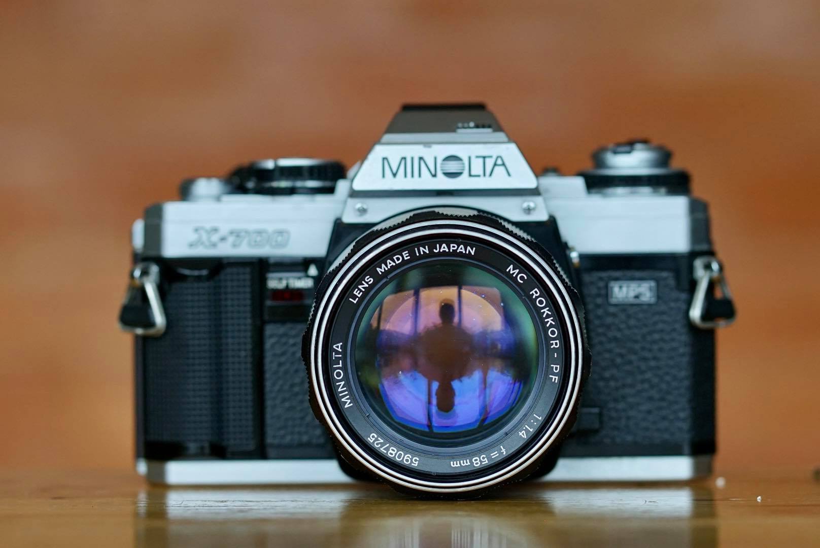 MINOLTA X-700 MINOLTA MC ROKKOR-PF 58MM.F1.4