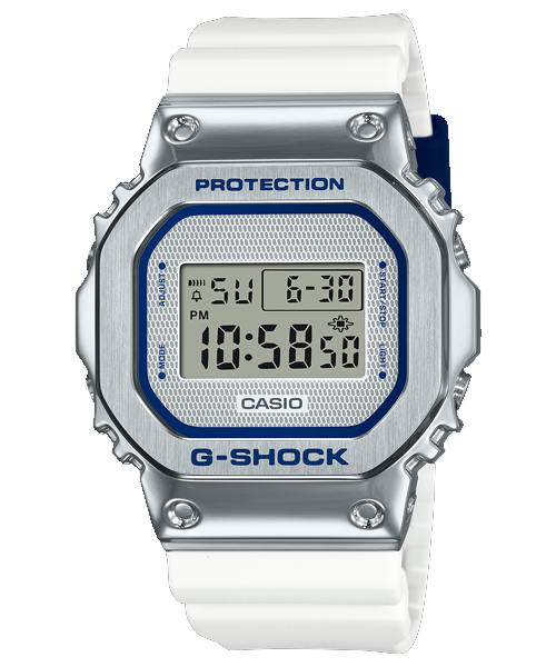 CASIO G-SHOCK นาฬิกาข้อมือ นาฬิกากันน้ำ นาฬิกาของแท้ ประกันศูนย์ CMG 1 ปี รุ่น GM-5600LC-7 นาฬิกาสีขาว