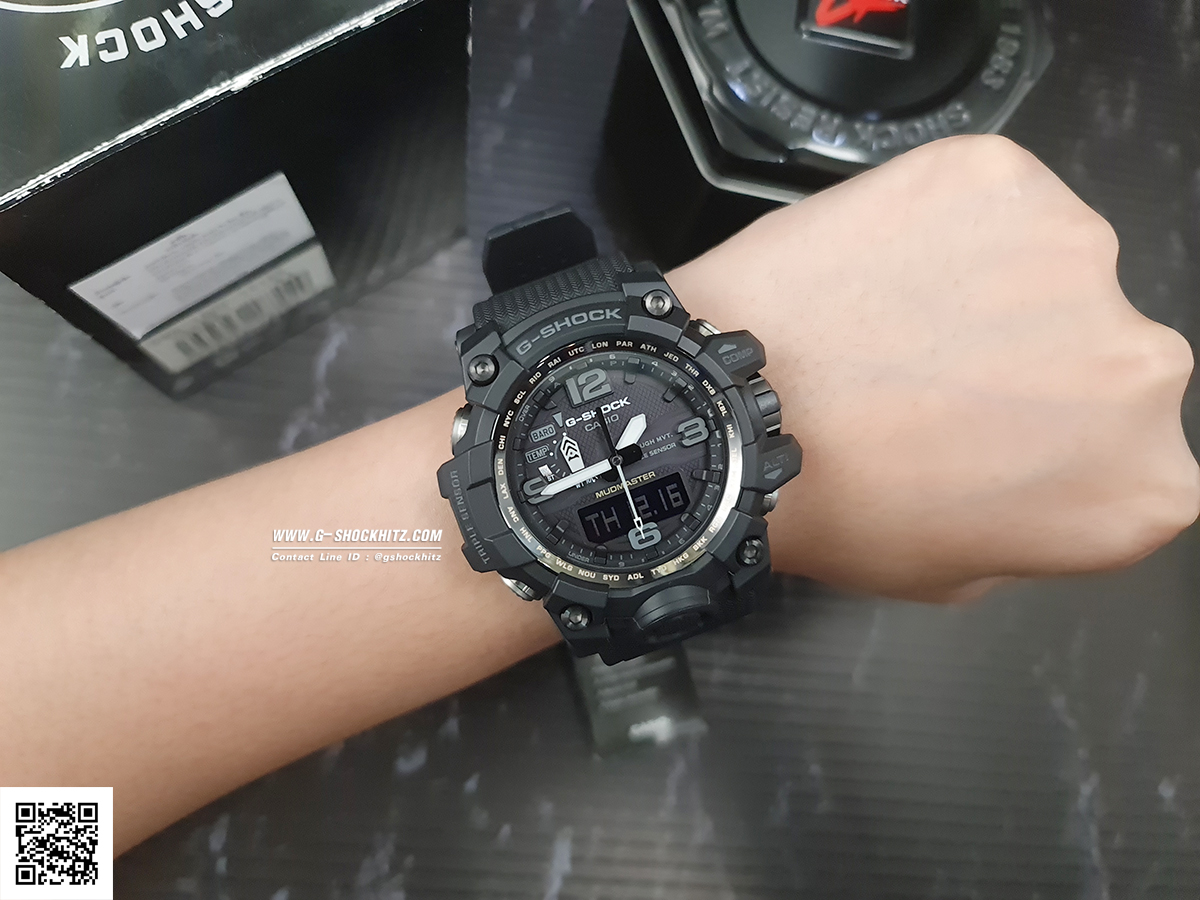 CASIO MID YEAR SALE G-SHOCK นาฬิกาข้อมือ นาฬิกากันน้ำ นาฬิกาของแท้ ประกันศูนย์ CMG 1 ปี รุ่น GWG-1000-1A1 นาฬิกาสีดำ