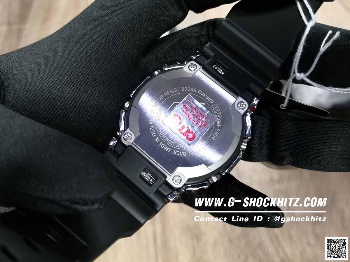 CASIO G-SHOCK นาฬิกาข้อมือ นาฬิกากันน้ำ นาฬิกาของแท้ ประกันศูนย์ CMG 1 ปี รุ่น GM-5600-1 นาฬิกาสีดำ