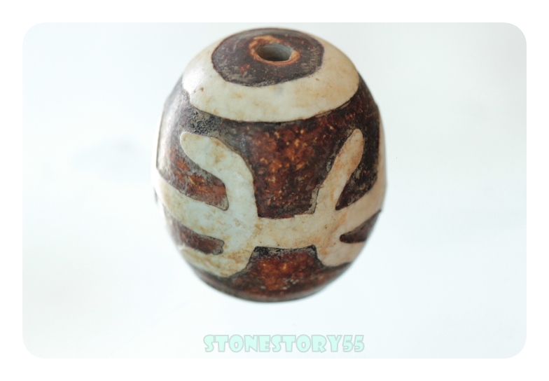 ลูกปัดทิเบตเขียนสี(ขายแล้ว)