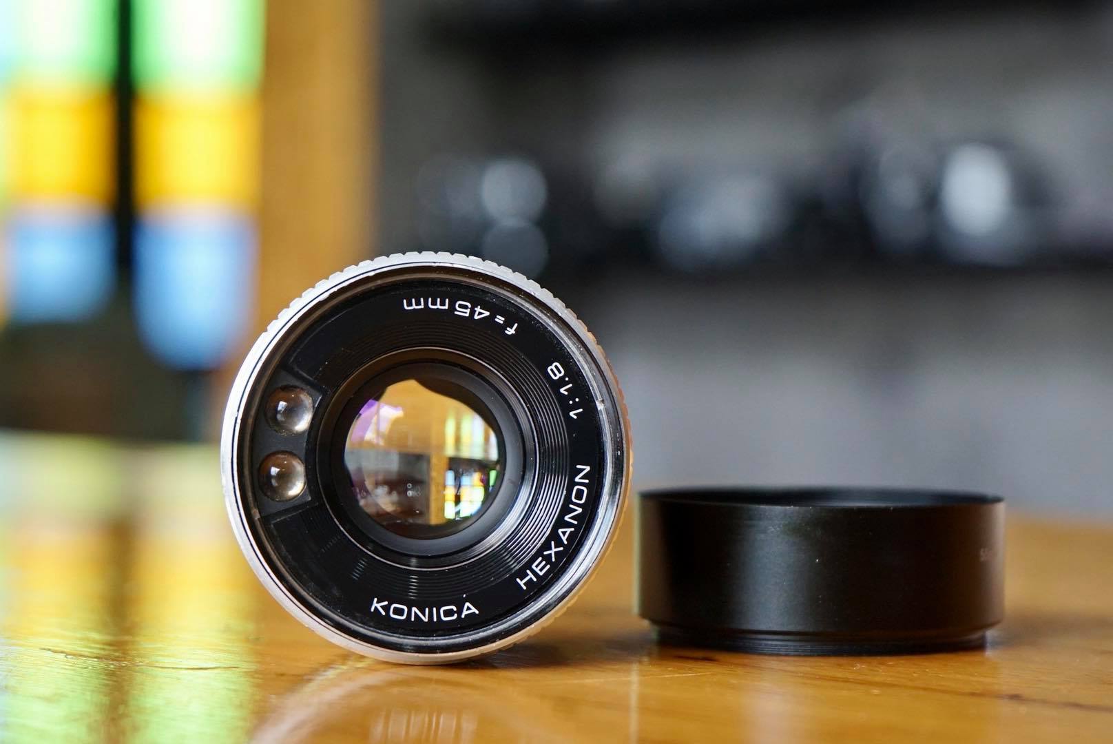 KONICA HEXANON 45MM.F1.8 MODIFIED SONY E MOUNT