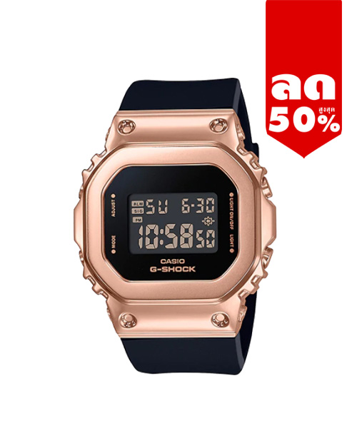 CASIO MID YEAR SALE G-SHOCK พร้อมส่ง นาฬิกาข้อมือ นาฬิกากันน้ำ นาฬิกาของแท้ ประกันศูนย์ CMG 1 ปี รุ่น GM-S5600PG-1 นาฬิกาสีดำ