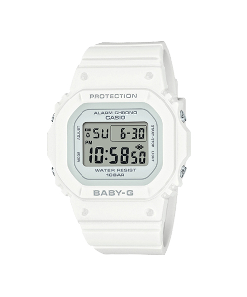 CASIO BABY-G นาฬิกาข้อมือ นาฬิกากันน้ำ นาฬิกาของแท้ ประกันศูนย์ CMG 1 ปี รุ่น BGD-565-7 นาฬิกาสีขาว