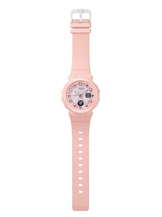 CASIO BABY-G นาฬิกาข้อมือ นาฬิกากันน้ำ นาฬิกาของแท้ ประกันศูนย์ CMG 1 ปี รุ่น BGA-250-4A นาฬิกาสีส้ม