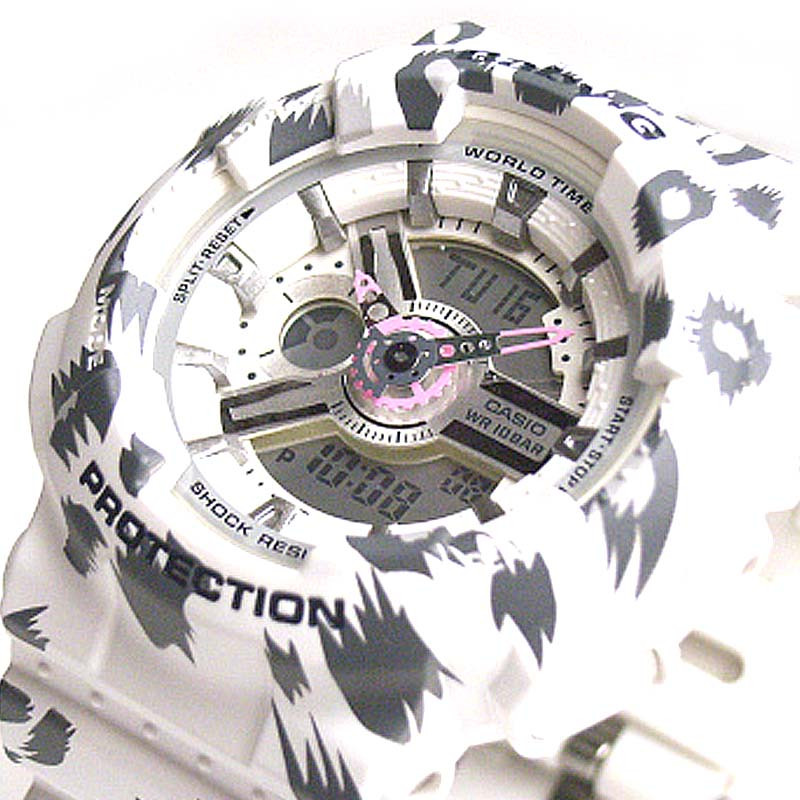 CASIO BABY-G นาฬิกาข้อมือ นาฬิกากันน้ำ นาฬิกาของแท้ ประกันศูนย์ CMG 1 ปี รุ่น BA-110LP-7A นาฬิกาสีขาว