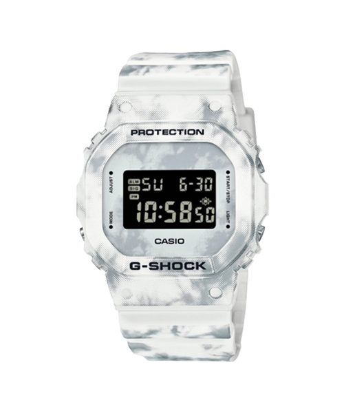 CASIO MID YEAR SALE G-SHOCK นาฬิกาข้อมือ นาฬิกากันน้ำ นาฬิกาของแท้ ประกันศูนย์ CMG 1 ปี รุ่น DW-5600GC-7 นาฬิกาสีขาว