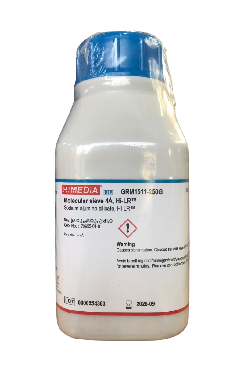 Molecular sieve 4Å, Hi-LR™ 250 g. Himedia®