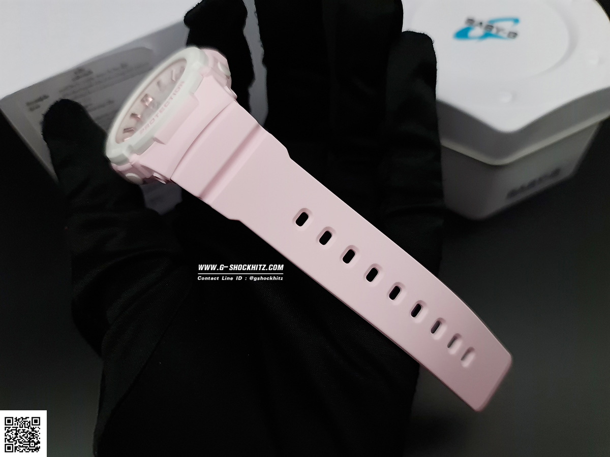CASIO BABY-G นาฬิกาข้อมือ นาฬิกากันน้ำ นาฬิกาของแท้ ประกันศูนย์ CMG 1 ปี รุ่น BGA-270-4A นาฬิกาสีชมพู