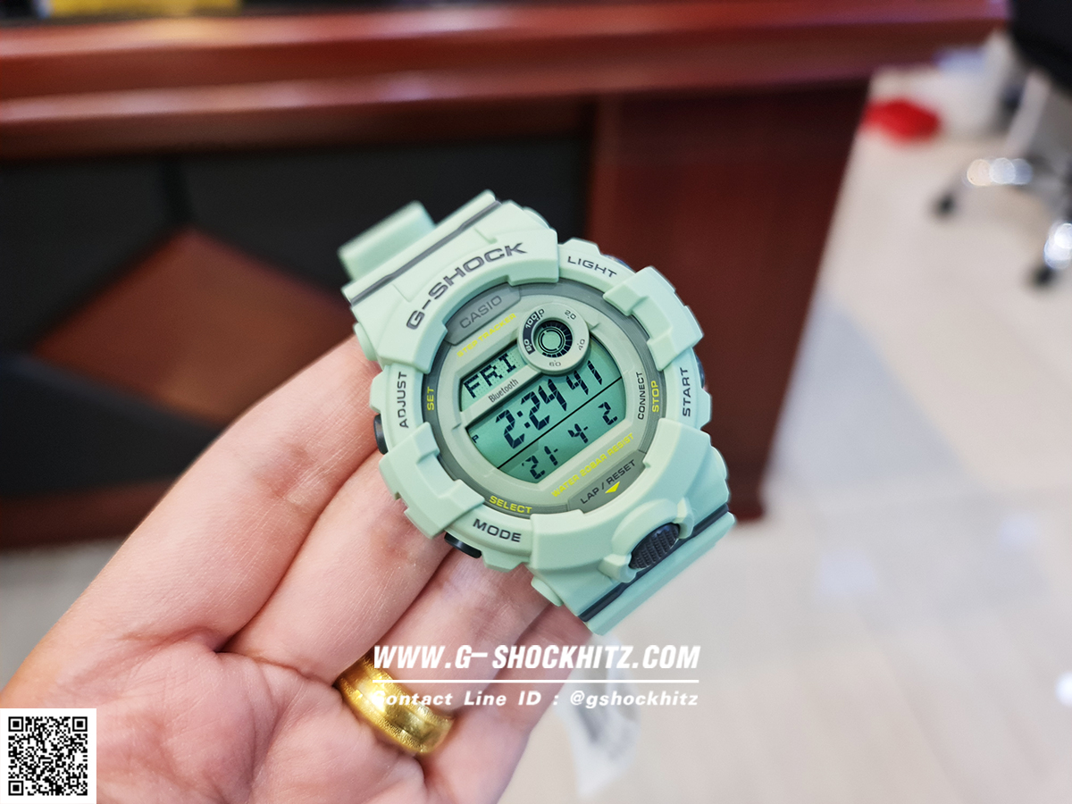 CASIO G-SHOCK นาฬิกาข้อมือ นาฬิกากันน้ำ นาฬิกาของแท้ ประกันศูนย์ CMG 1 ปี รุ่น GMD-B800SU-3D นาฬิกาสีเขียว