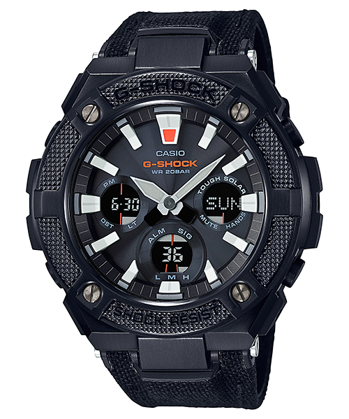 CASIO G-SHOCK นาฬิกาข้อมือ นาฬิกากันน้ำ นาฬิกาของแท้ ประกันศูนย์ CMG 1 ปี รุ่น GST-S130BC-1A นาฬิกาสีดำ