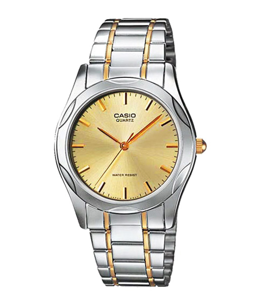 CASIO นาฬิกาคาสิโอ นาฬิกาข้อมือ นาฬิกากันน้ำ นาฬิกาของแท้ ประกันศูนย์ CMG 1 ปี รุ่น MTP-1275SG-9A นาฬิกาสีเงิน