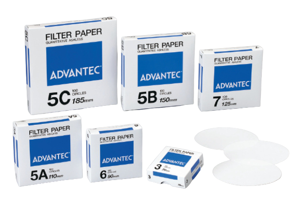 Filter Paper Quantitative Ashless "Advantec" กระดาษกรองยี่ห้อ "Advantec"