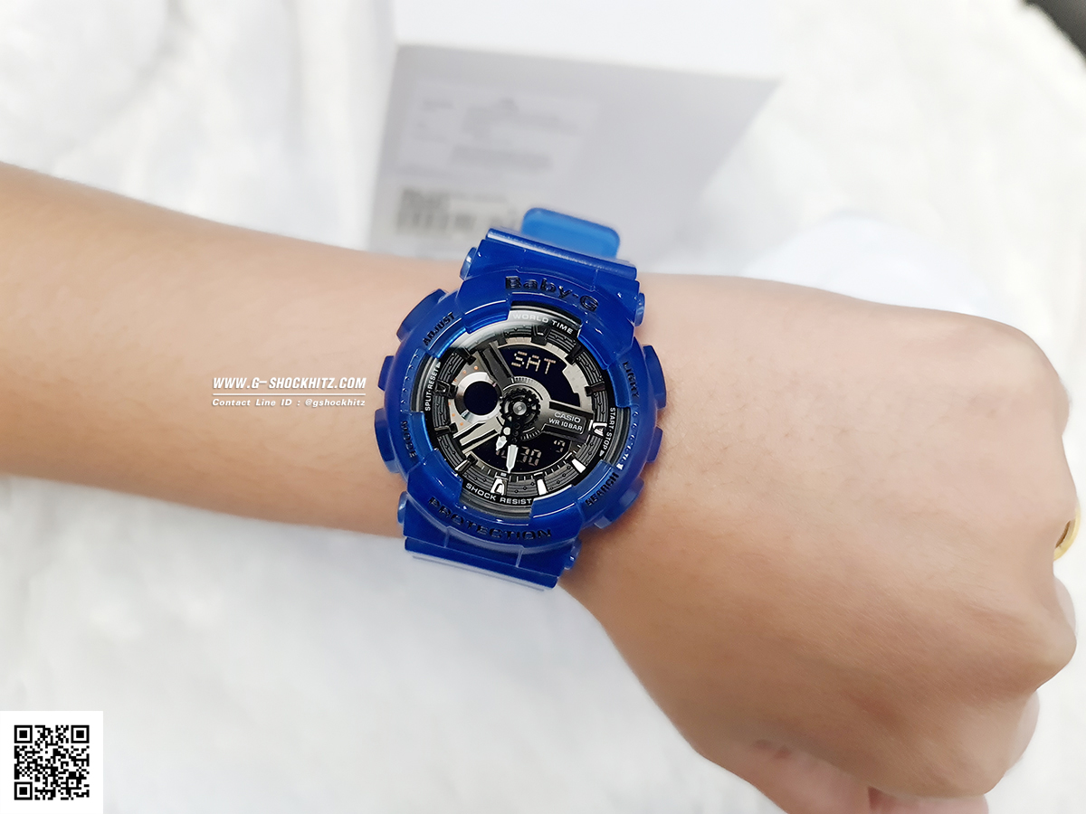 CASIO MID YEAR SALE BA-110CR-2A นาฬิกาสีน้ำเงิน