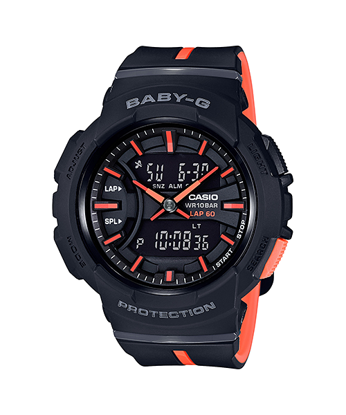 CASIO BABY-G นาฬิกาข้อมือ นาฬิกากันน้ำ นาฬิกาของแท้ ประกันศูนย์ CMG 1 ปี รุ่น BGA-240L-1A นาฬิกาสีดำ