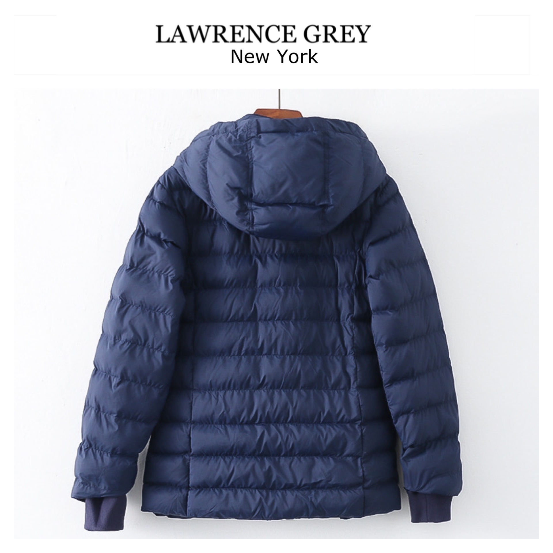 เสื้อกันหนาว เสื้อฮู้ดเฟอร์ บุนวมอุ่น แบรนด์ Lawrance Grey Newyork (padded puffer coat