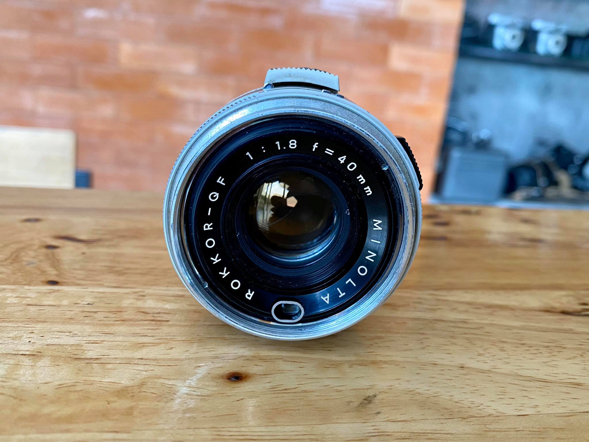MINOLTA ROKKOR-QF 40MM.F1.8 MODIFLY M4/3 MOUNT - ฟิล์มคาเม