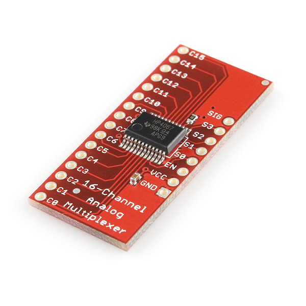 16-Channel Analog/Digital MUX Breakout - CD74HC4067 อซี เลือกสัญญาณ ขยายขา