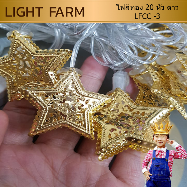 ไฟสีทอง 20 หัว