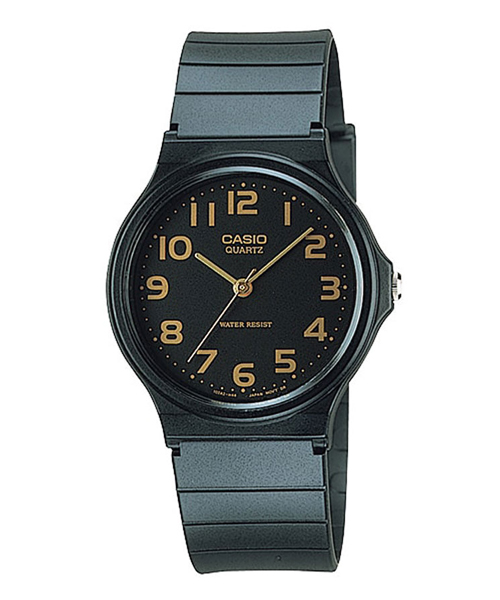 CASIO นาฬิกาคาสิโอ นาฬิกาข้อมือ นาฬิกากันน้ำ นาฬิกาของแท้ ประกันศูนย์ CMG 1 ปี รุ่น MQ-24-1B2 นาฬิกาสีดำ