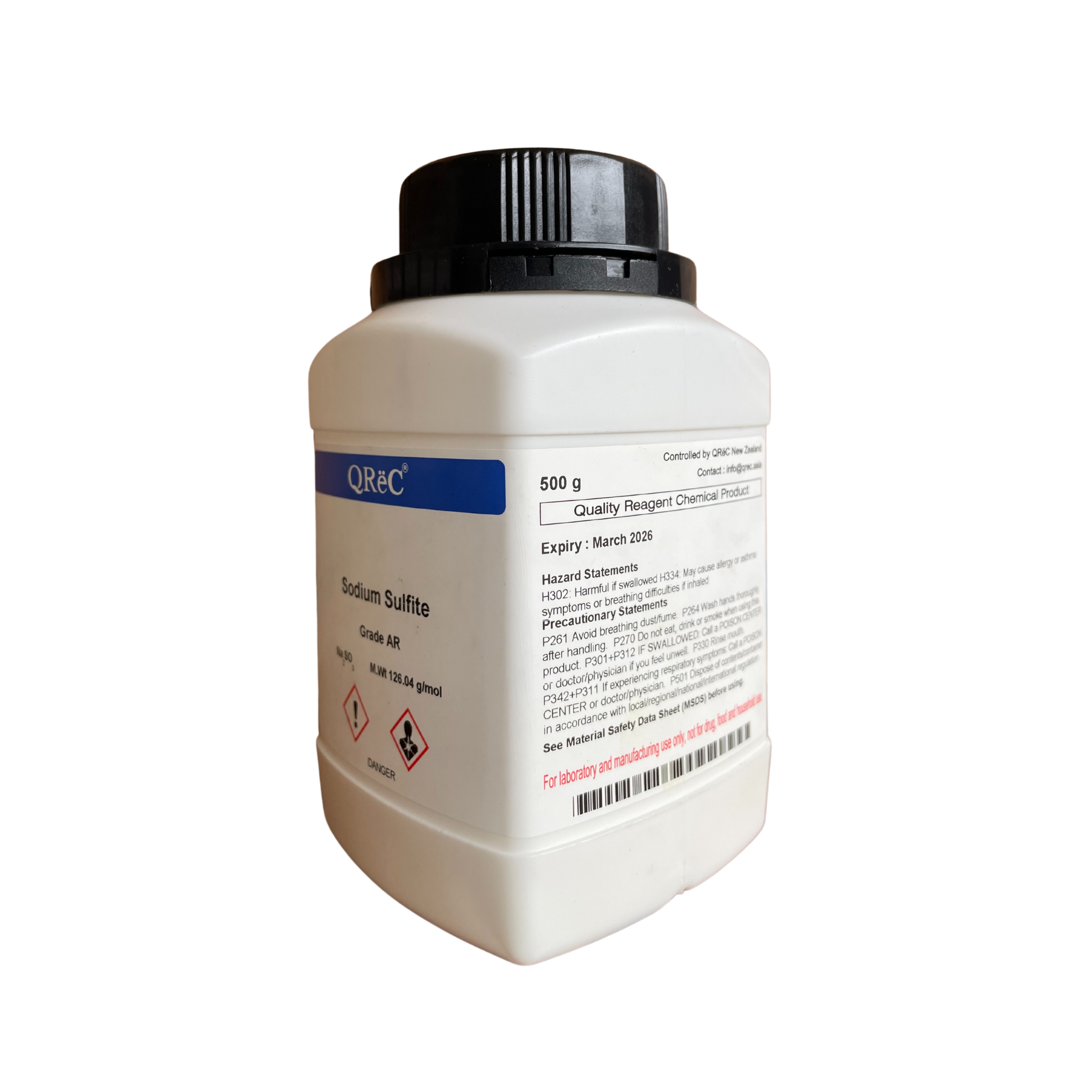 Sodium Sulfite, AR 500 g. QReC™