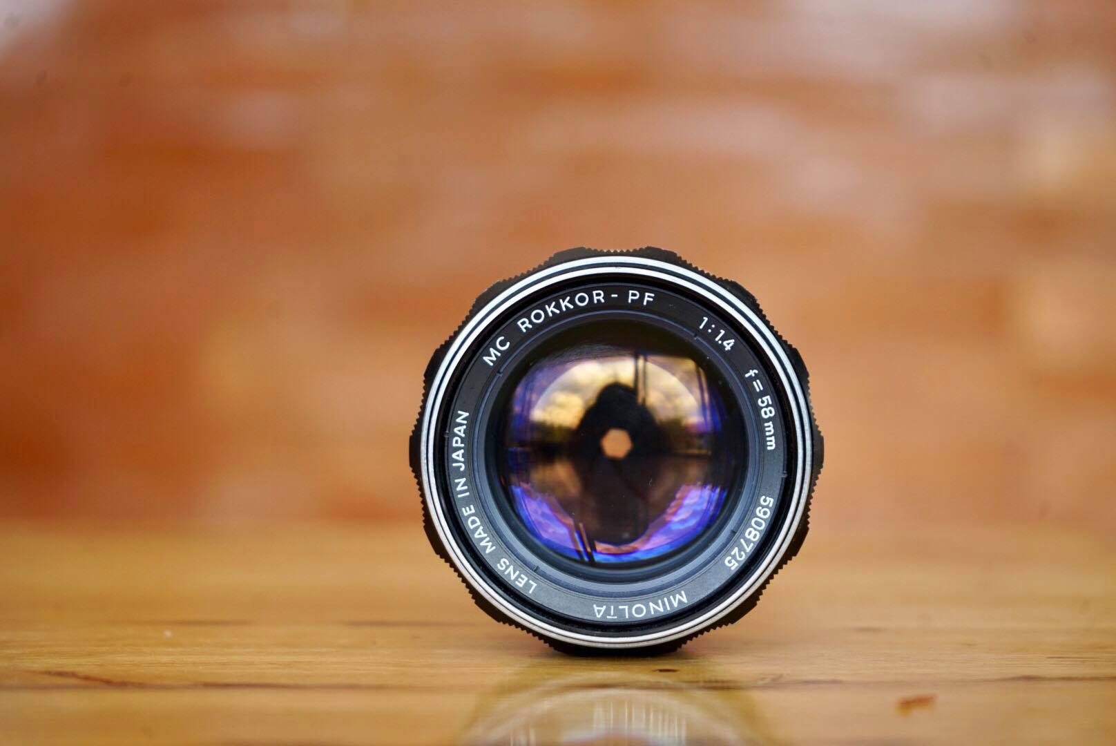 MINOLTA AUTO ROKKOR-PF 58MM.F1.4 MD MOUNT