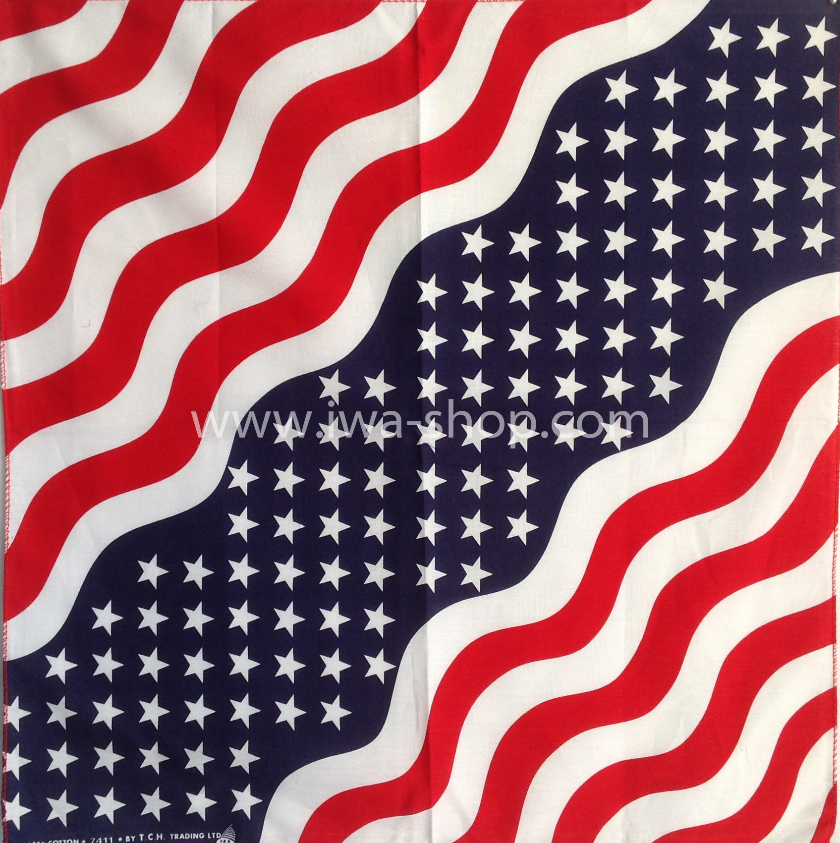ผ้าเช็ดหน้า ผ้าพันคอ ลาย ธงUSA