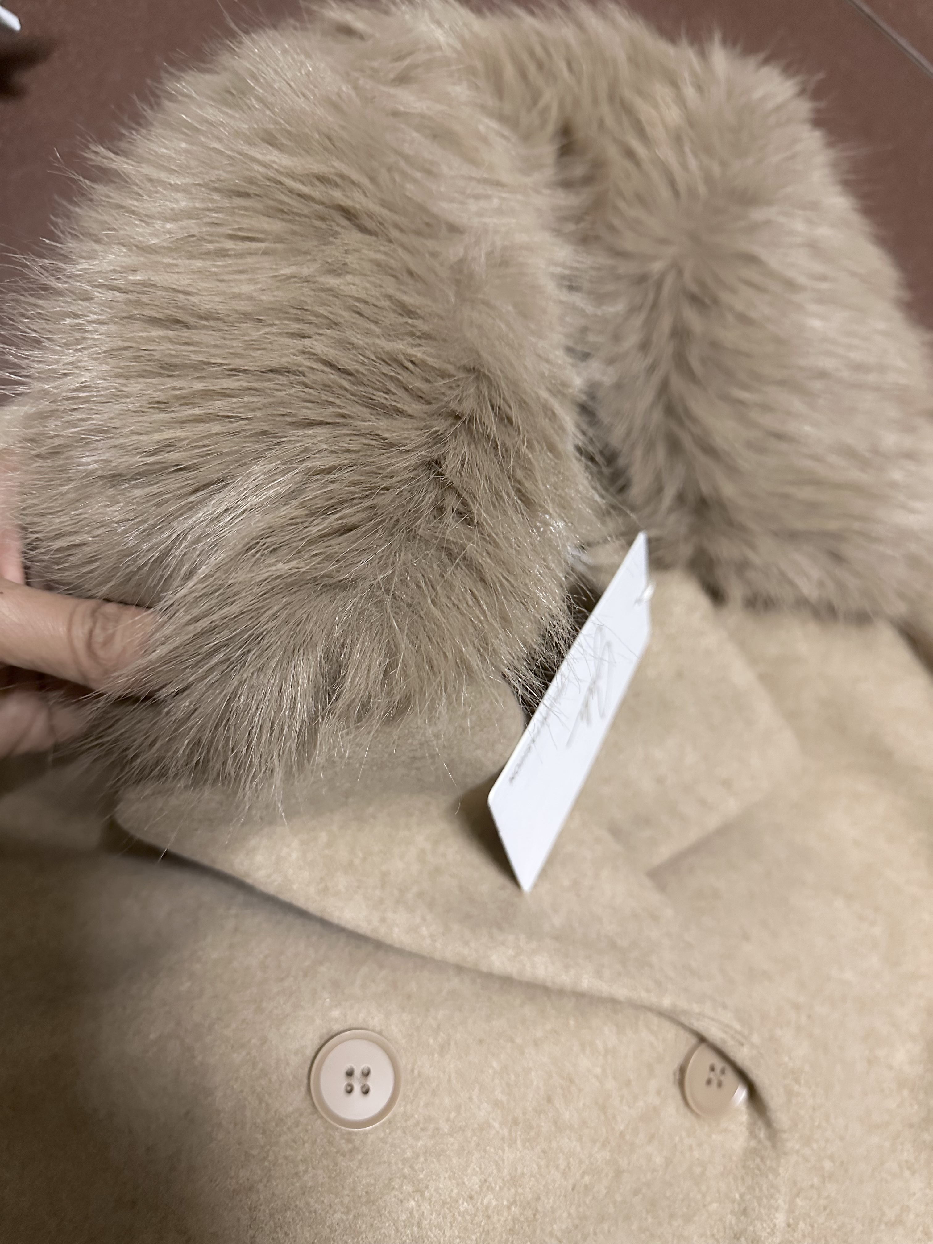 เสื้อโค้ท โค้ทวูลแต่งเฟอร์ เสื้อกันหนาว Trench coat โค้ทยาว ปกเฟอร์ trench coat fur collar ✨GIADA ✨ (ปกเฟอร์ถอดได้ค่ะ) WY1284