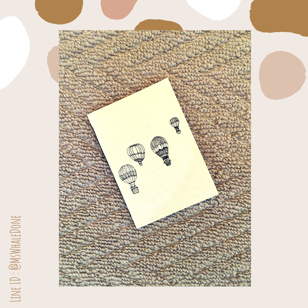 (ซื้อ4แถม1คละได้) ฟรี! แพคพร้อมแจกเทศกาลต่างๆ สมุดปกคราฟA6 ไม่มีเส้น/ลายจุด (เลือกได้) ลายปกสร้างแรงบันดาลใจ19ลาย กระดาษไส้ในถนอมสายตา แฮนเมด เย็บเชือก