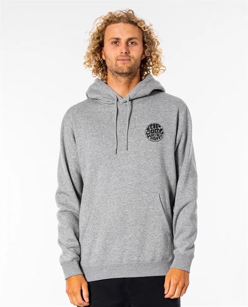 Ripcurl เสื้อฮู้ด ผู้ชาย Rip Curl Medina hoodie แบรนด์ RIPCURL แท้ สวย เท่ห์ มาก คะ Size L/XL/XXL สำเนา เทา