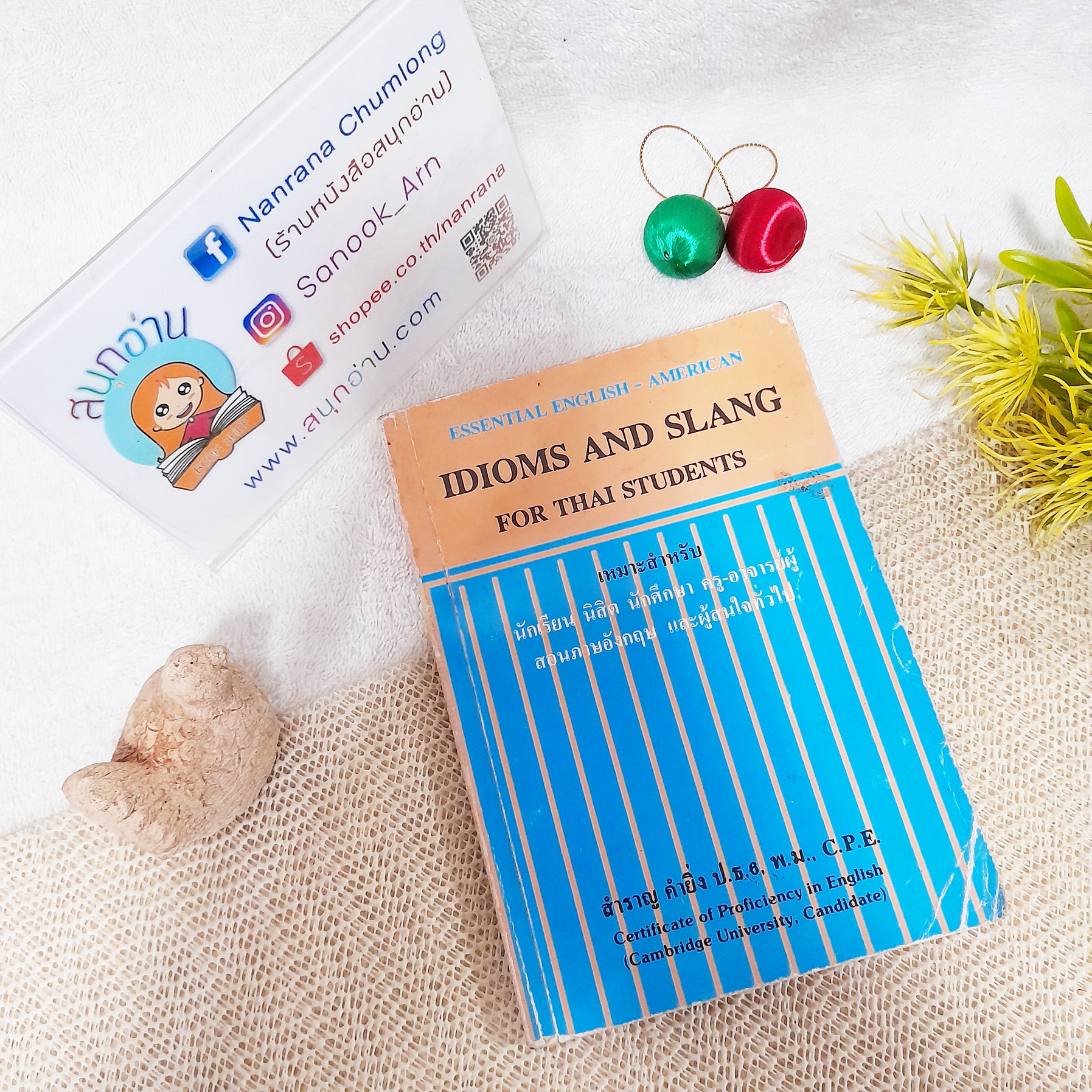IDIOMS AND SLANG FOR THAI STUDENTS