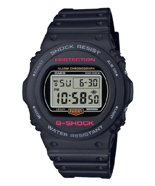 CASIO G-SHOCK นาฬิกาข้อมือ นาฬิกากันน้ำ นาฬิกาของแท้ ประกันศูนย์ CMG 1 ปี รุ่น DW-5750E-1D นาฬิกาสีดำ