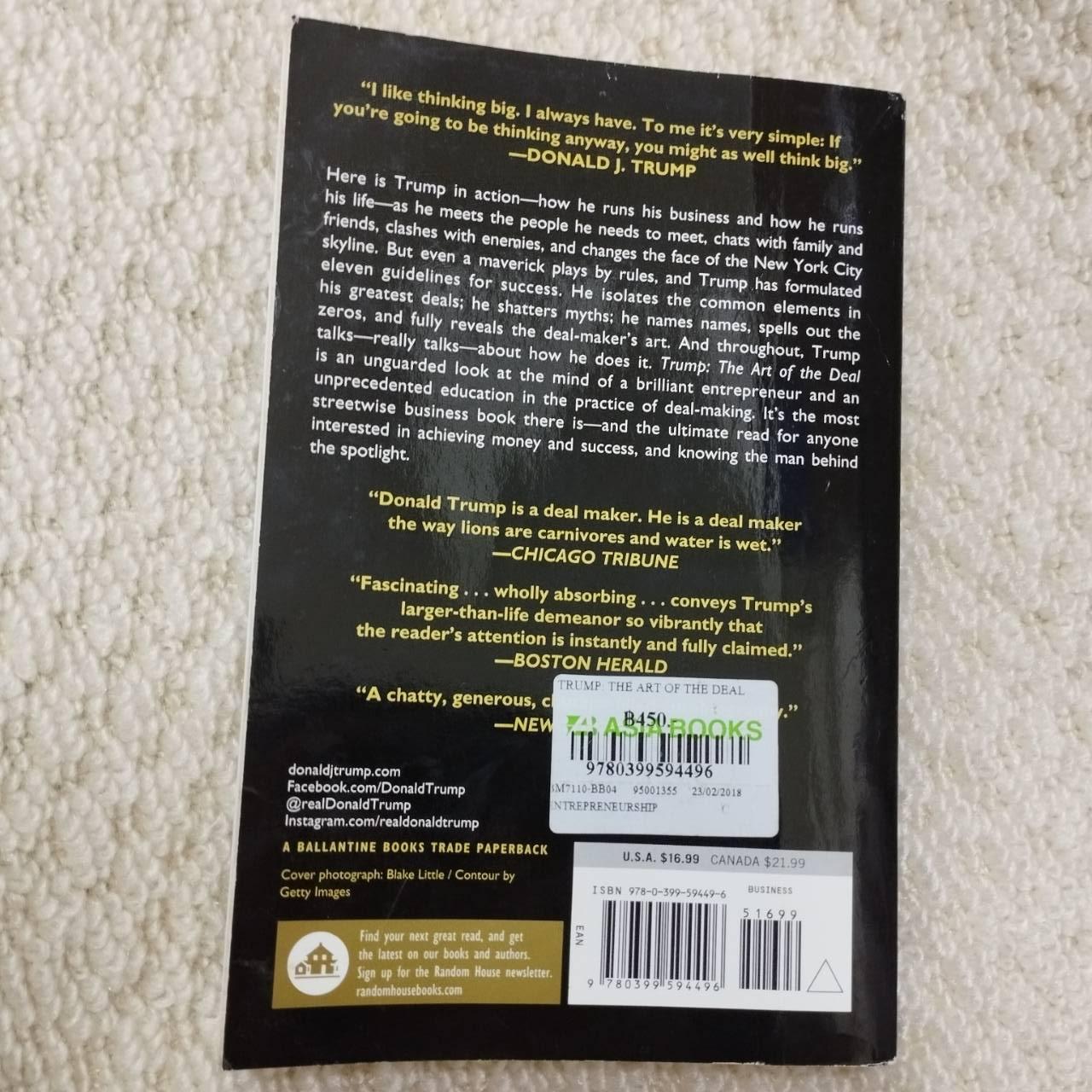 หนังสือมือสอง ภาษาอังกฤษ TRUMP THE ART OF THE DEAL