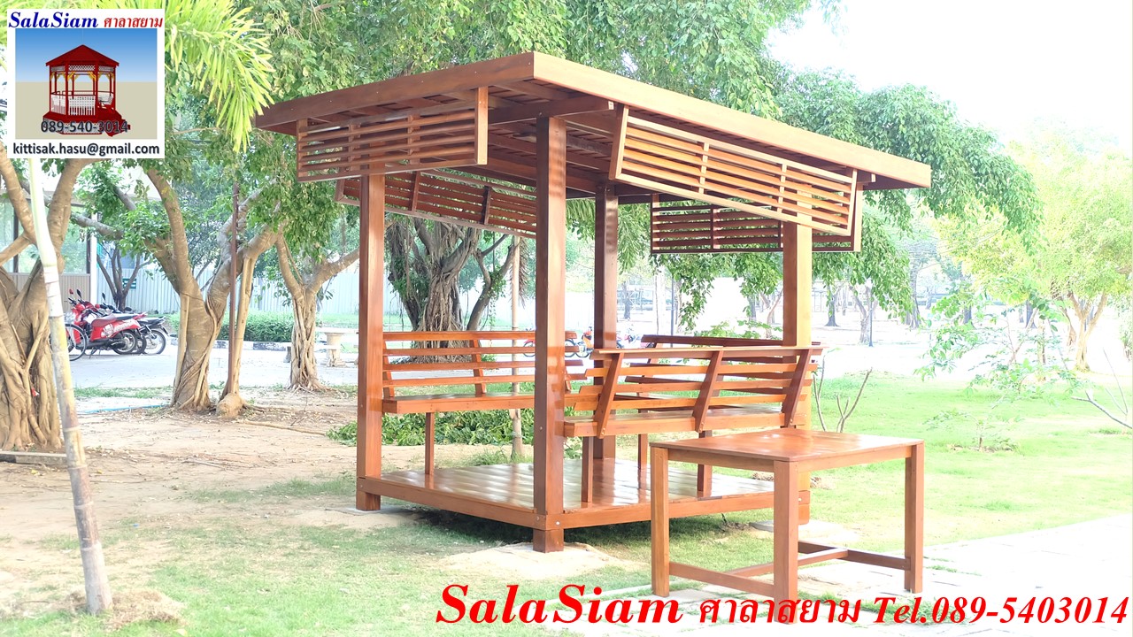 ผลงานการส่งมอบศาลาทรงโมดิร์นของ มหาวิทยาลัยเกษตรศาสตร์ วิทยาเขตกำแพงแสน นครปฐม จำนวน 5 หลัง