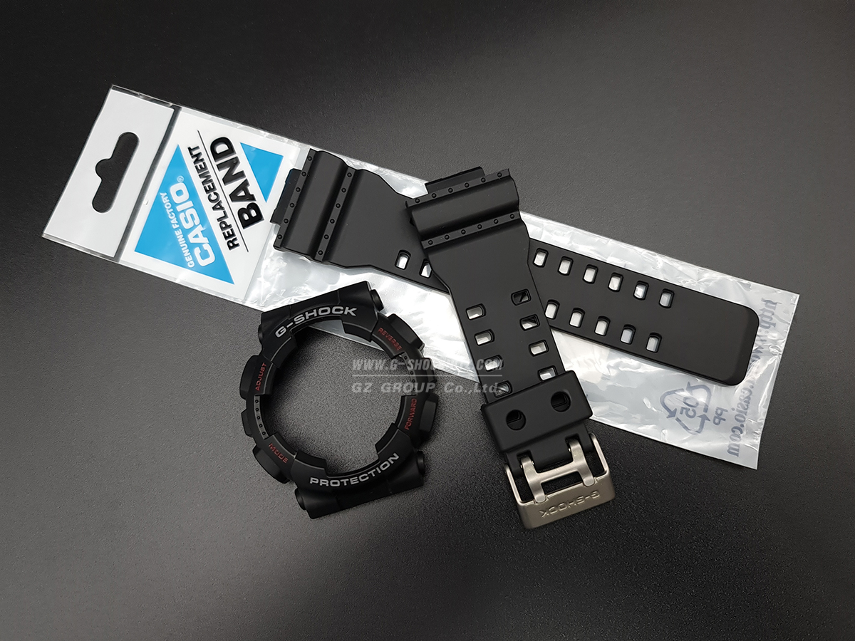 CASIO GENUINE FACTORY CASIO REPLACEMENT อะไหล่นาฬิกา G-SHOCK พร้อมส่ง รุ่น GA-120-1 กรอบสายสีดำ