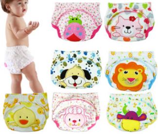กางเกงฝึกเลิกแพมเพิส ช่วยอุ้มฉี่และอึ ช่วยให้คุณแม่ไม่เหนื่อยตามเช็ดฉี่อึตามพื้น มีหลายลายน่ารัก
