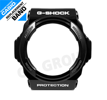 CASIO GENUINE FACTORY CASIO REPLACEMENT อะไหล่นาฬิกา G-SHOCK รุ่น GA-150BW-1 กรอบสายสีดำ